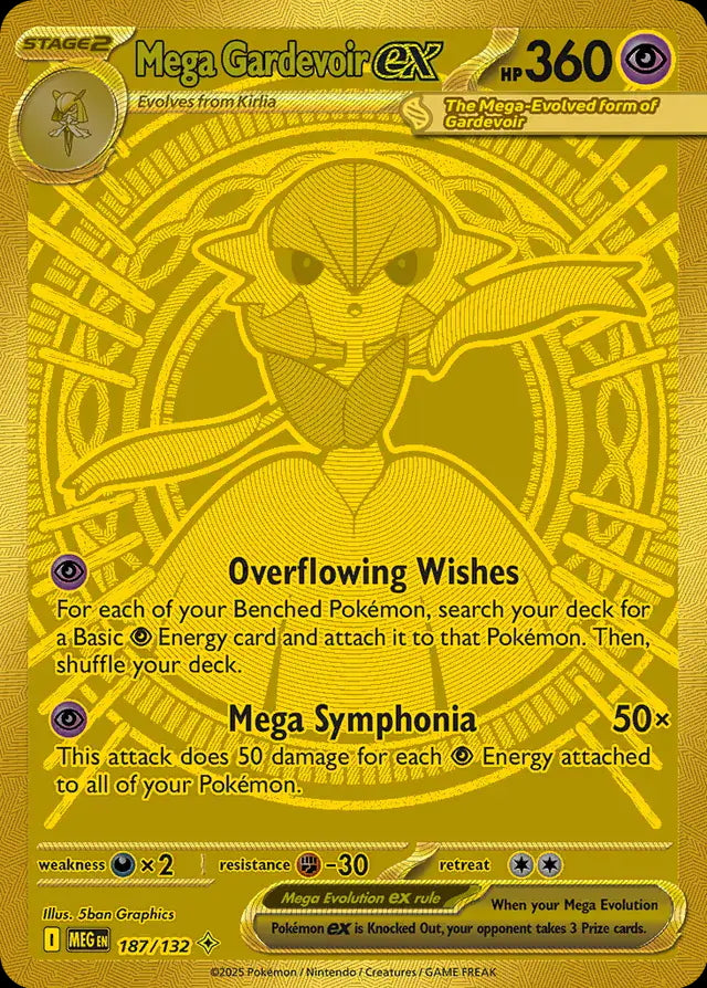 Mega Evolution Mega Gardevoir ex #187/132