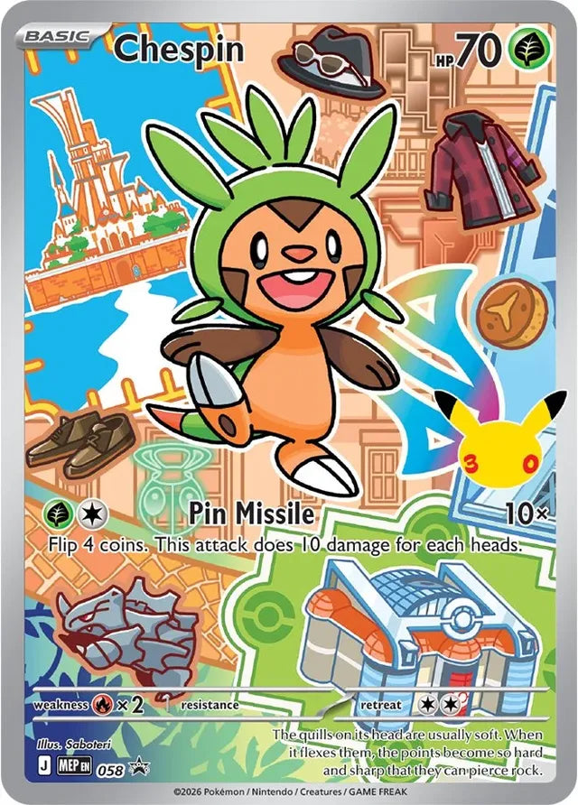 Mega Evolution Promo Chespin #58