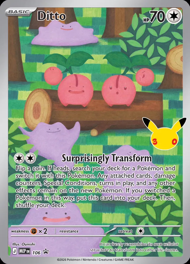 Mega Evolution Promo Ditto #106