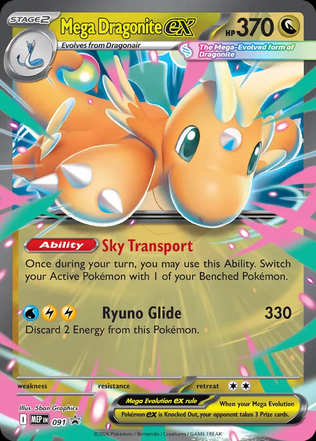 Mega Evolution Promo Mega Dragonite ex #91