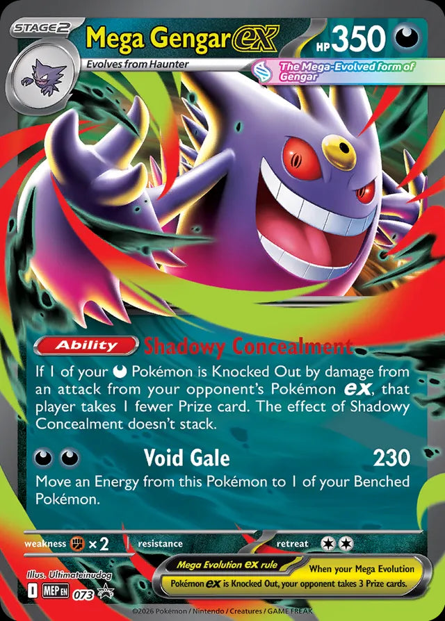 Mega Evolution Promo Mega Gengar ex #73