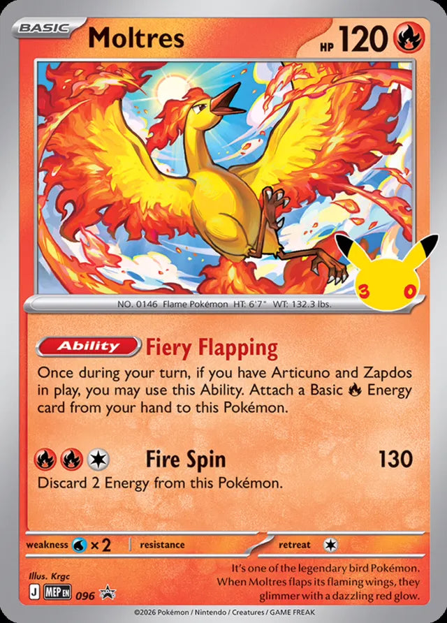 Mega Evolution Promo Moltres #96