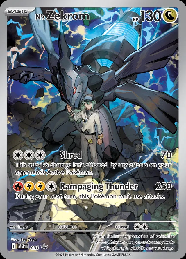 Mega Evolution Promo N's Zekrom #031