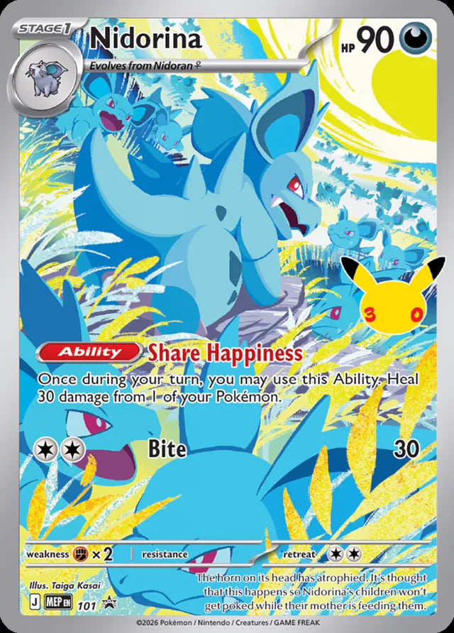 Mega Evolution Promo Nidorina #101