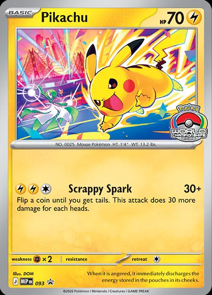 Mega Evolution Promo Pikachu #93