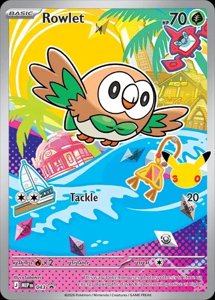 Mega Evolution Promo Rowlet #043