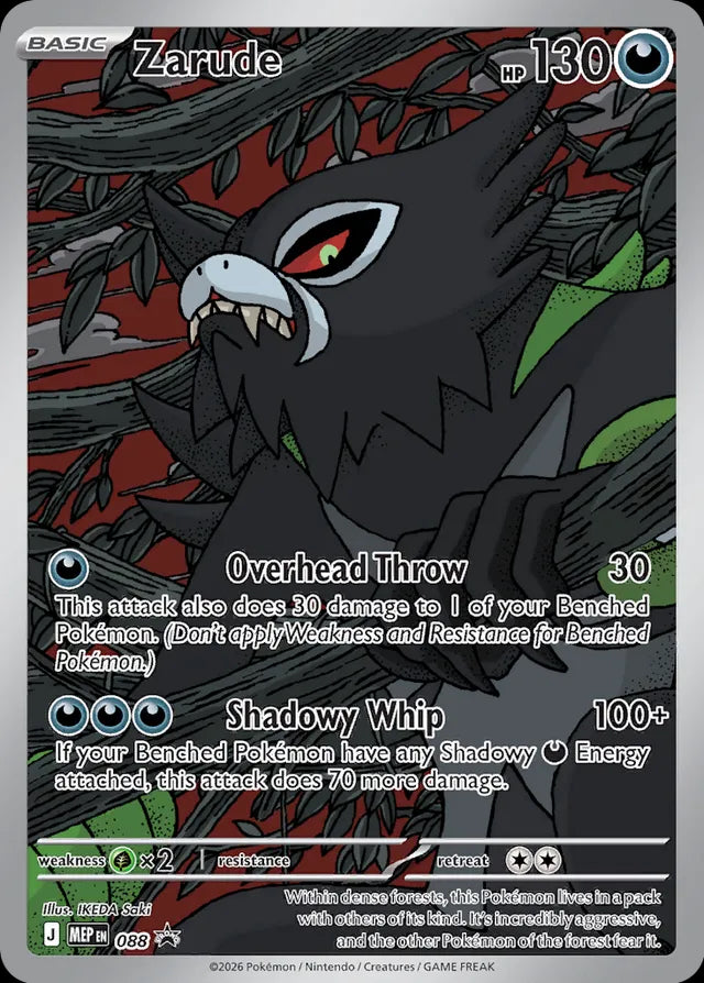 Mega Evolution Promo Zarude #88