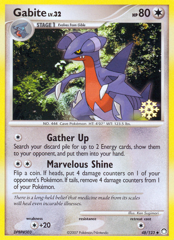 Mysterious Treasures Gabite #48 Promo