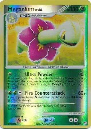 Mysterious Treasures Meganium #13/123 reverse holo