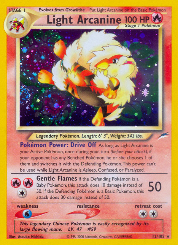 Neo Destiny Holo Dark Arcanine #12/105 unlimited