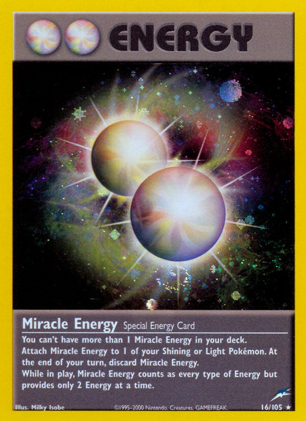Neo Destiny Holo Miracle Energy #16/105 unlimited