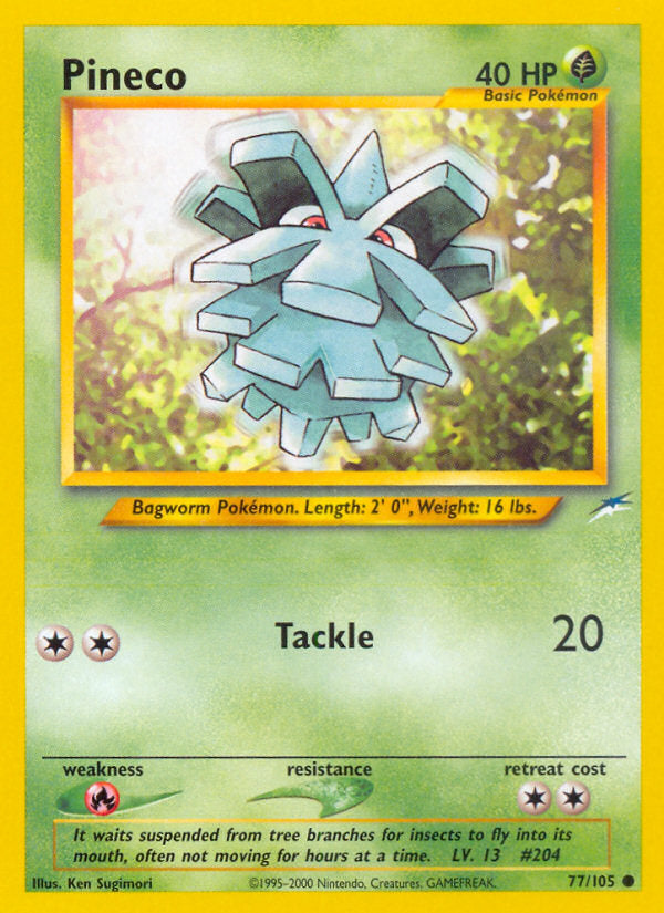 Neo Destiny Pineco #77/105 unlimited