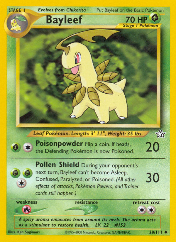 Neo Genesis Bayleef #28/111 unlimited