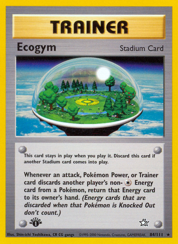 Neo Genesis Ecogym #84/111 first edition