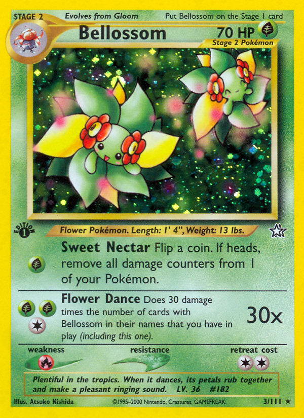 Neo Genesis Holo Bellossom #3/111 first edition