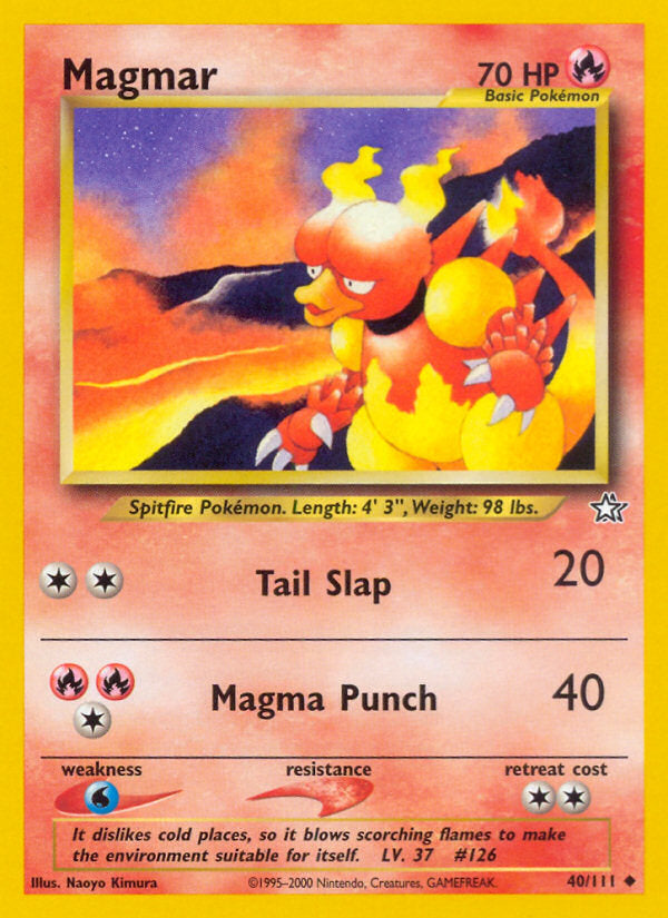 Neo Genesis Magmar #40/111 unlimited