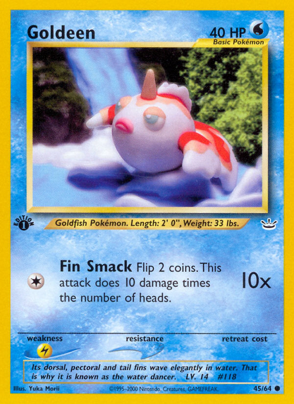Neo Revelation Goldeen #45/64 first edition