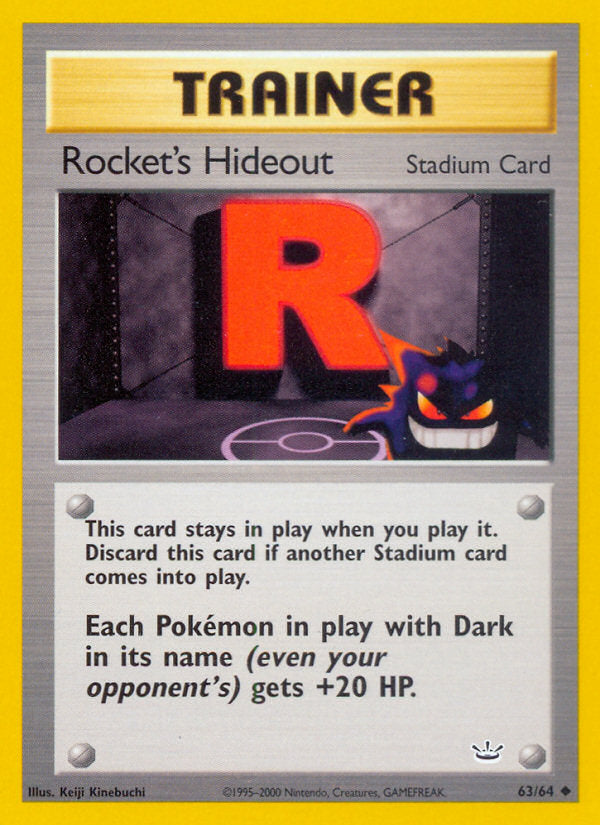 Neo Revelation Rocket's Hideout #63/64 unlimited