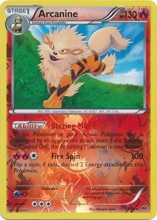 Next Destinies Arcanine #12/99 reverse holo