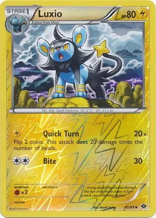 Next Destinies Luxio #45/99 reverse holo