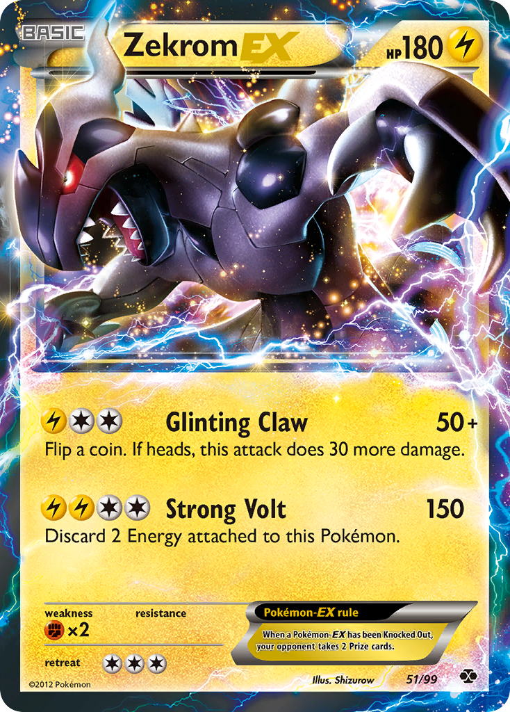 Next Destinies Zekrom-EX #51/99