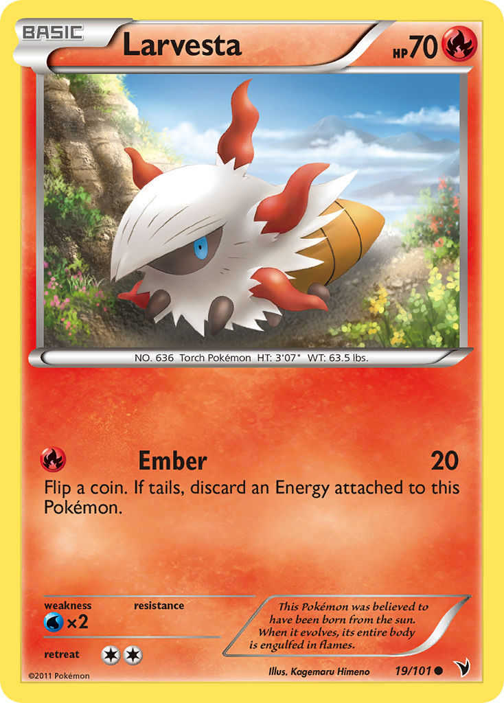 Noble Victories Larvesta #19/101