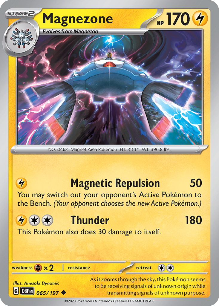 Obsidian Flames Magnezone #65/197