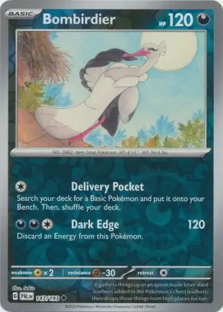 Paldea Evolved Bombirdier #147/193 reverse holo