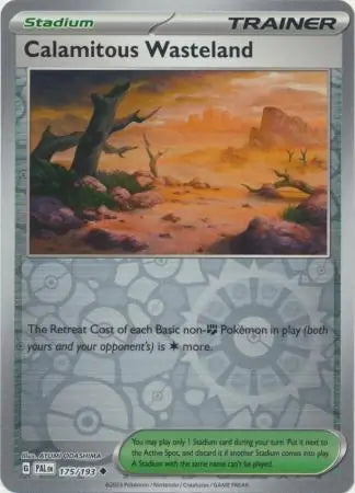 Paldea Evolved Calamitous Wasteland #175/193 reverse holo