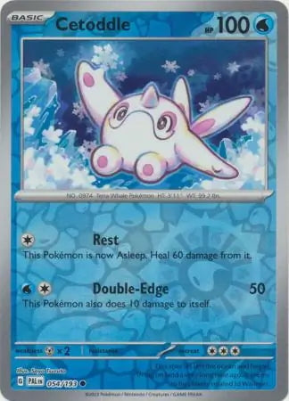 Paldea Evolved Cetoddle #54/193 reverse holo
