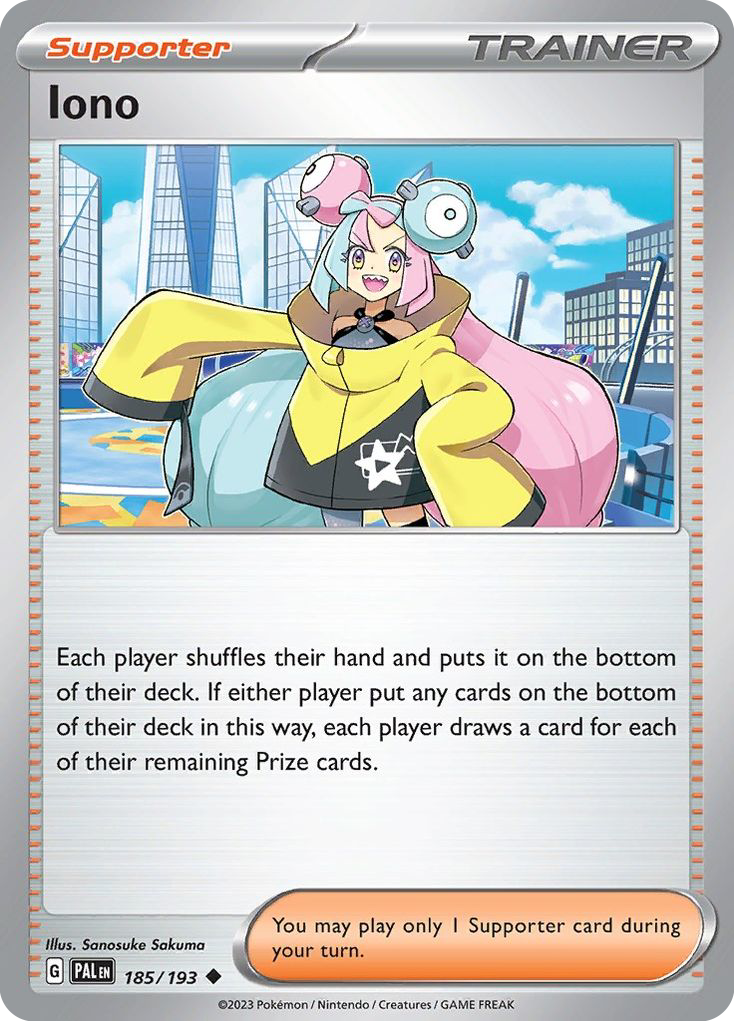 Paldea Evolved Iono #185/193