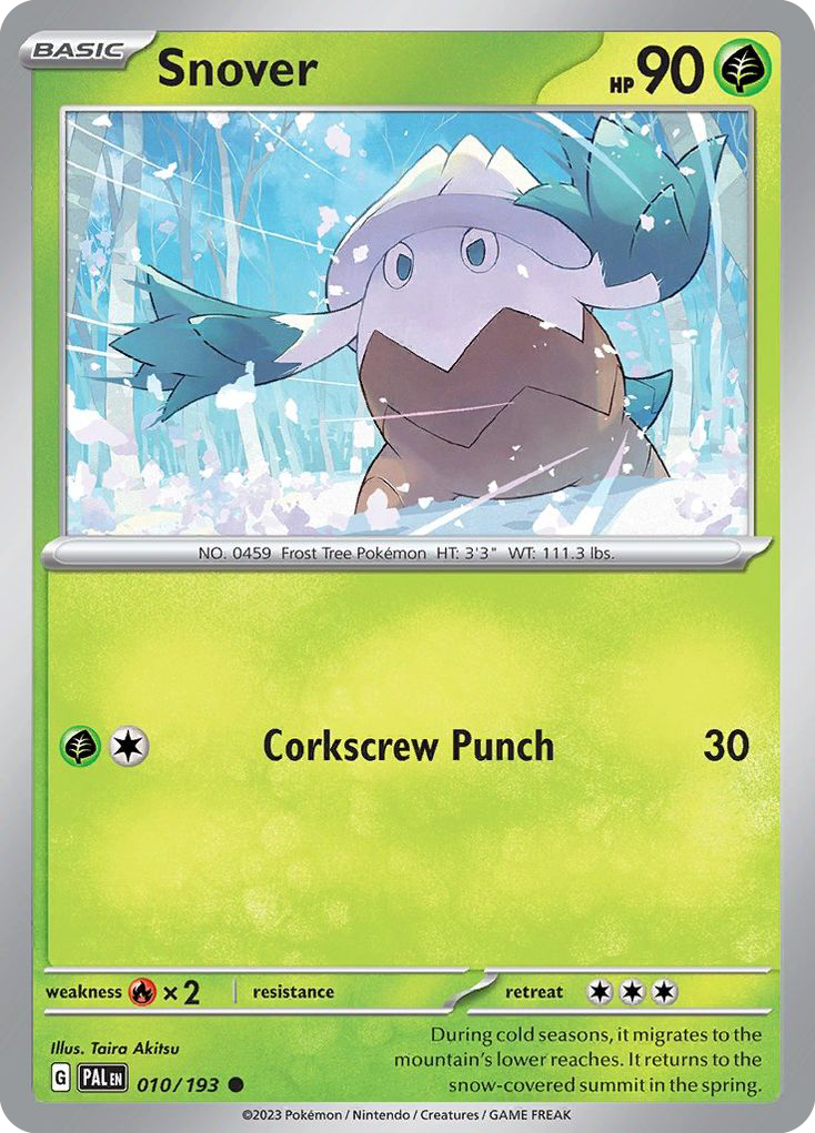Paldea Evolved Snover #10/193