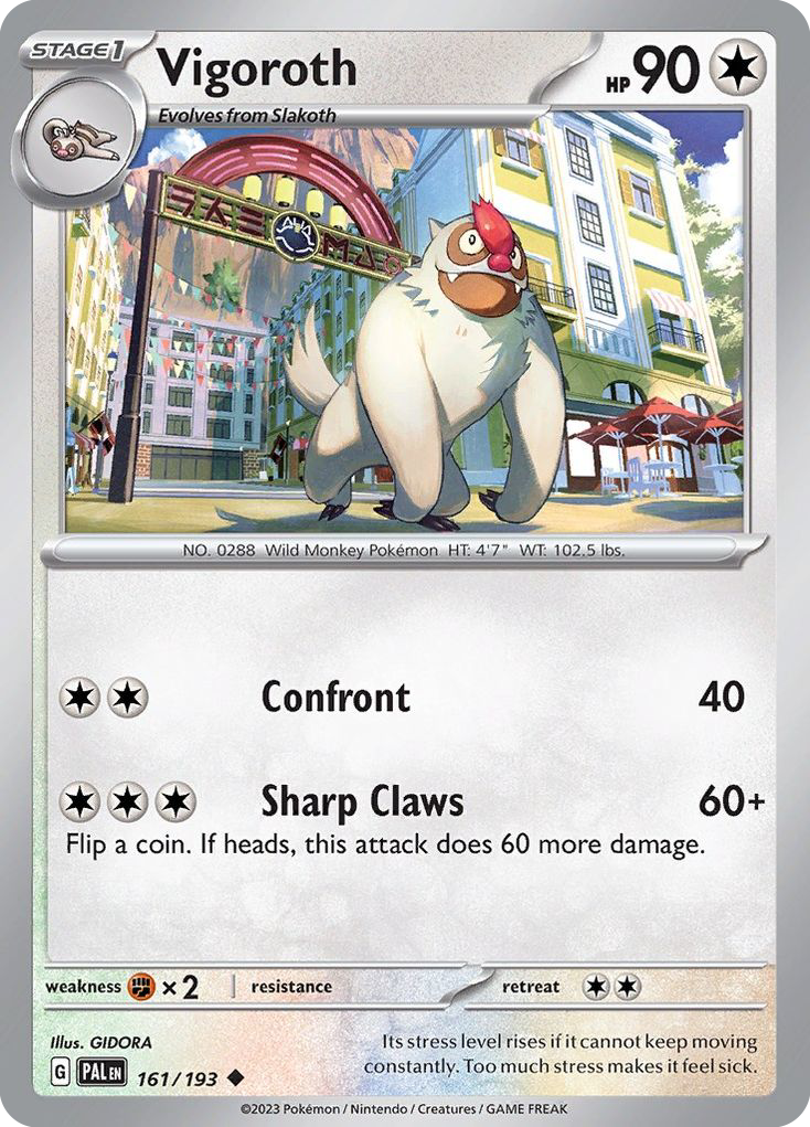Paldea Evolved Vigoroth #161/193