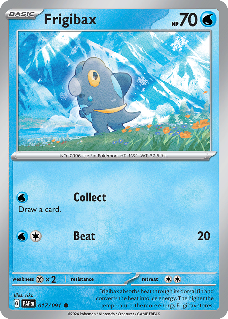 Paldean Fates Frigibax #17/91