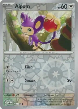 Paradox Rift Aipom #145/182 reverse holo