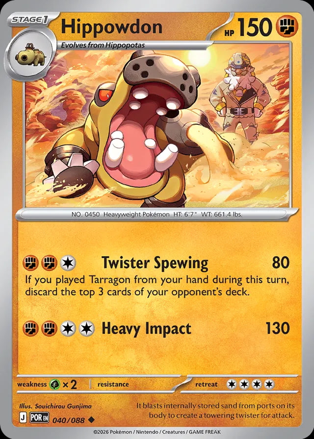 Perfect Order Hippowdon #040