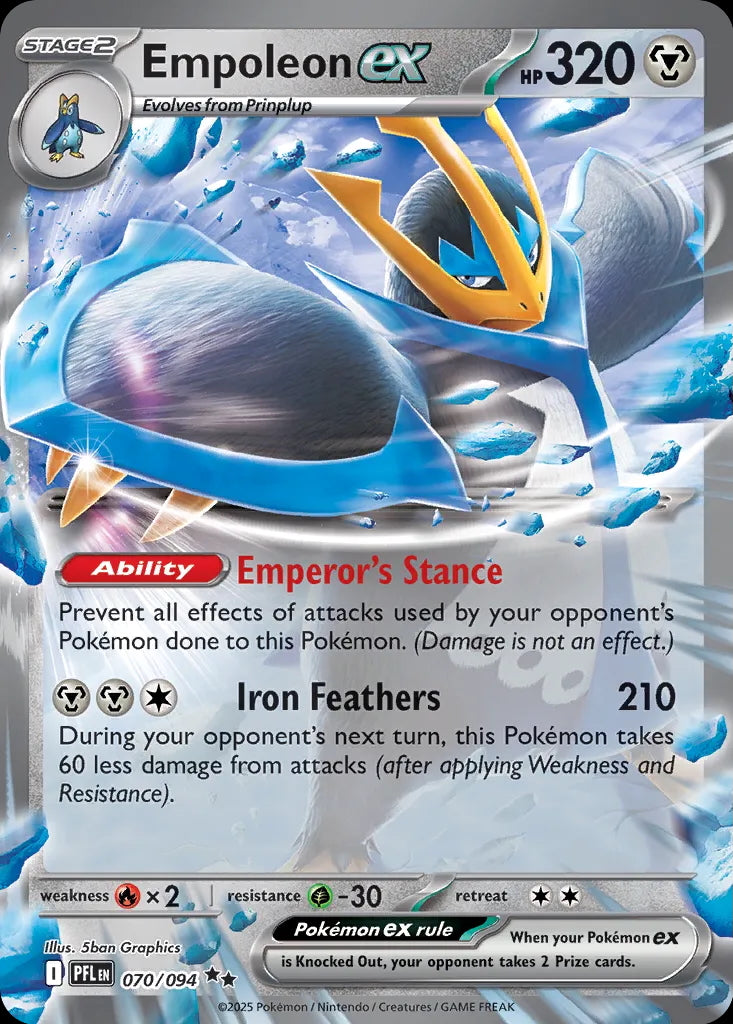 Phantasmal Flames Empoleon ex #070/94