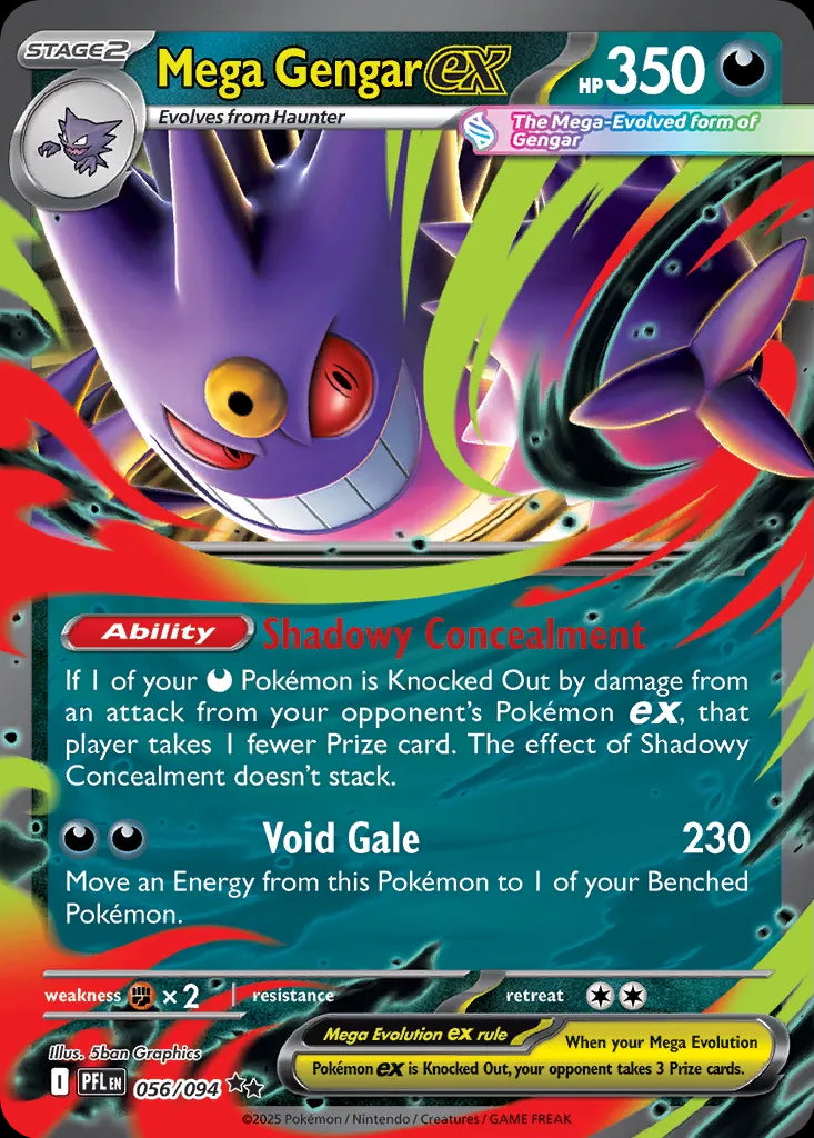 Phantasmal Flames Mega Gengar ex #056/94