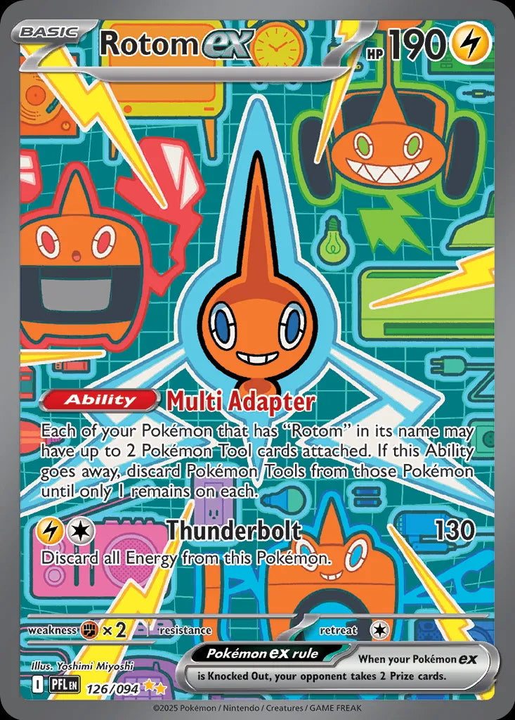 Phantasmal Flames Rotom ex #126/94