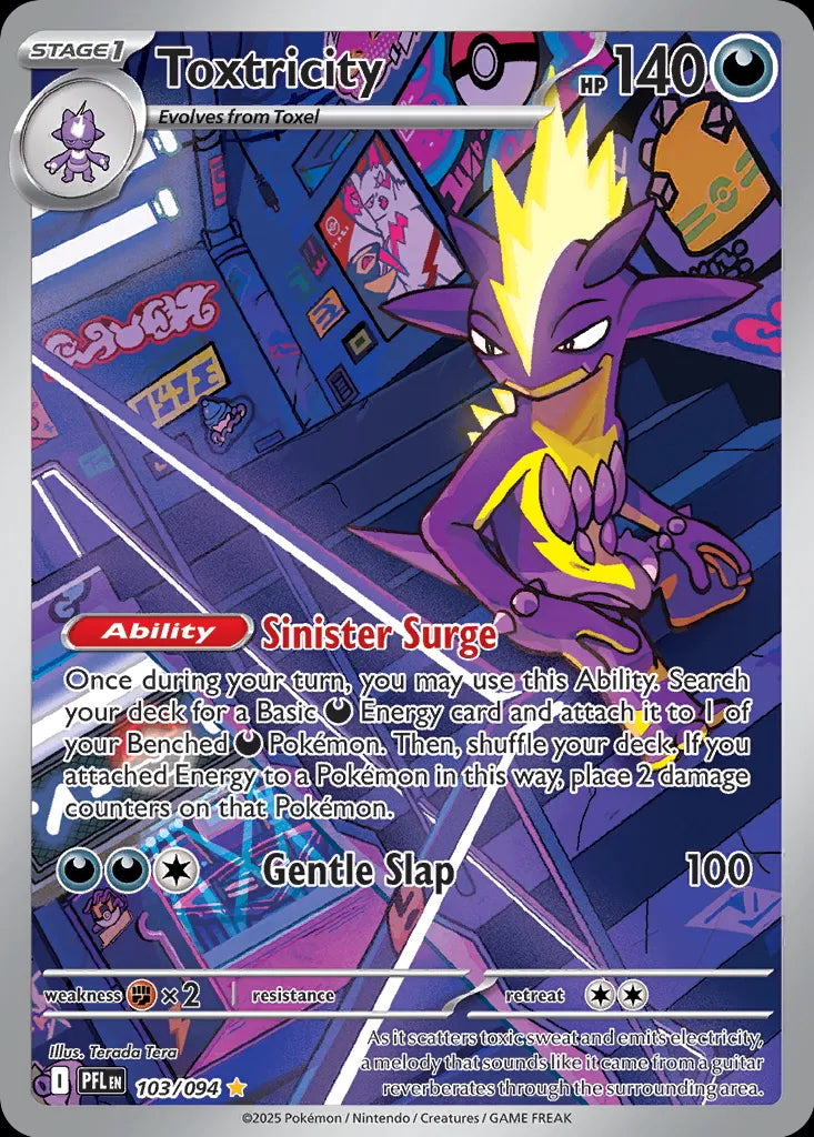 Phantasmal Flames Toxtricity #103/94
