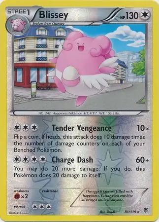 Phantom Forces Blissey #81/119 reverse holo