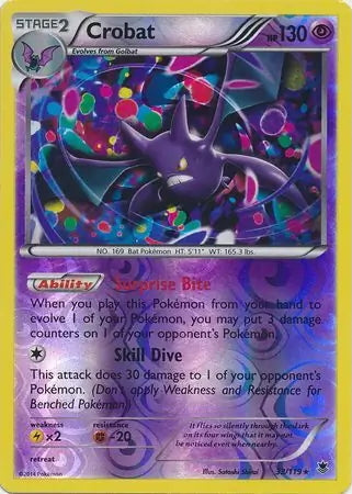 Phantom Forces Crobat #33/119 reverse holo