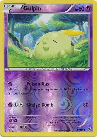 Phantom Forces Gulpin #37/119 reverse holo