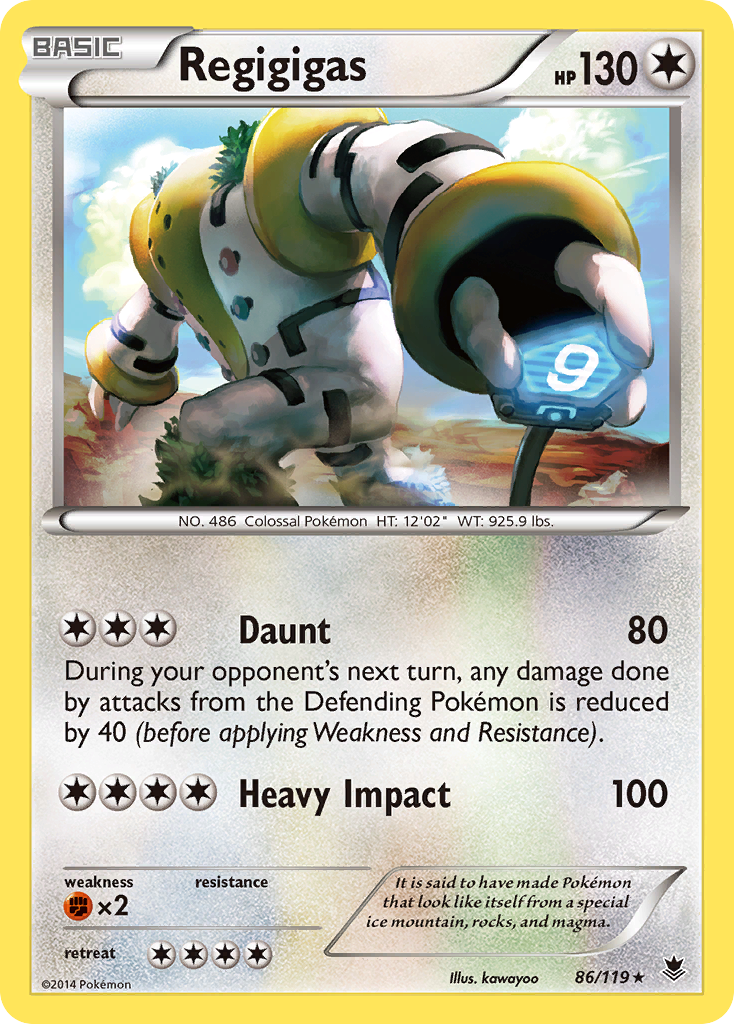 Phantom Forces Holo Regigigas #86/119