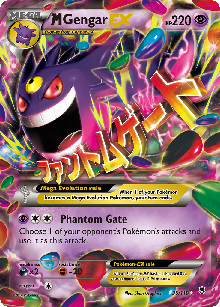 Phantom Forces M Gengar EX #35/119