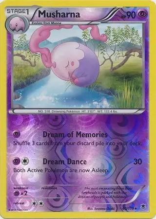 Phantom Forces Musharna #40/119 reverse holo