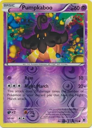 Phantom Forces Pumpkaboo #44/119 reverse holo