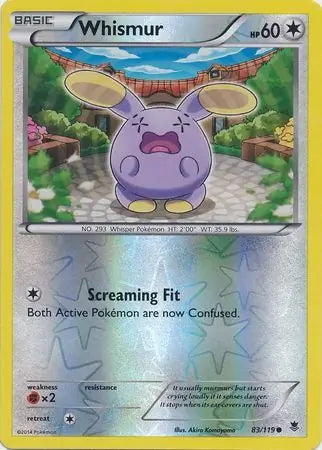 Phantom Forces Whismur #83/119 reverse holo