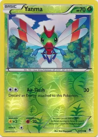 Phantom Forces Yanma #3/119 reverse holo
