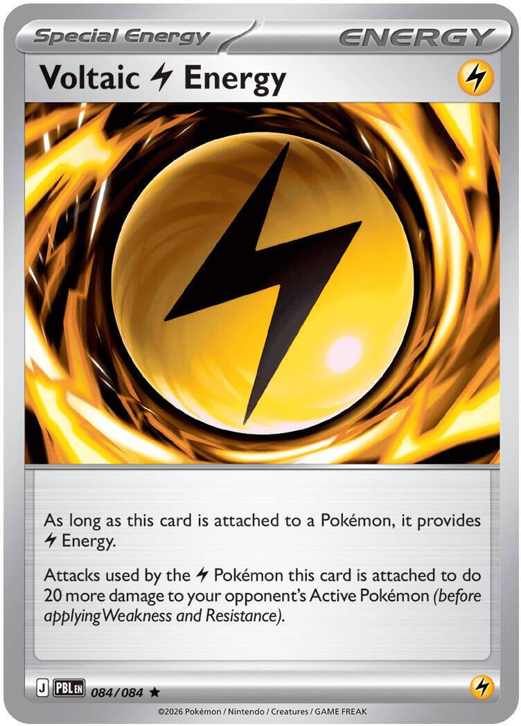 Pitch Black Voltaic Non - Holo Electric Energy #084/084